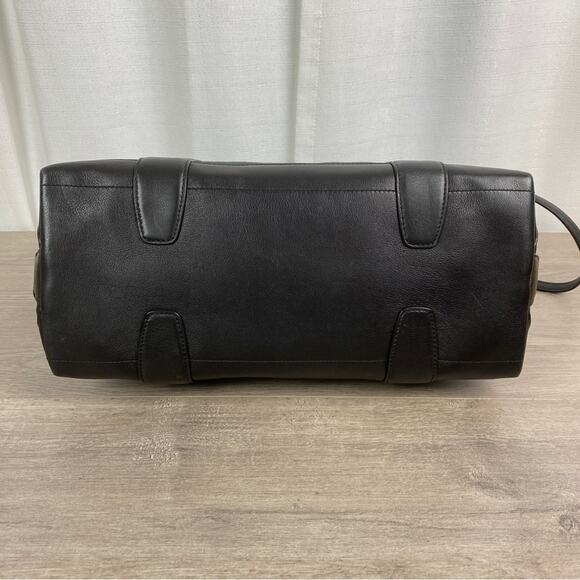 Coach Black Brocade Signature C Bleeker Preston Satchel - Picture 9 of 13